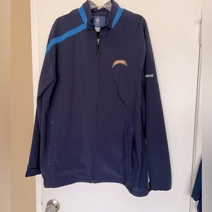 Men’s official NFL Chargers all season Sports Jacket- zip up